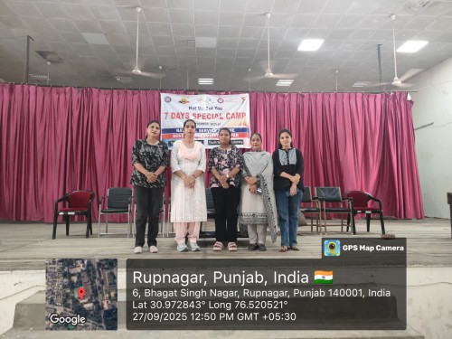  2025-09-27 During The Nss Camp, The Volunteers Completed Project Work